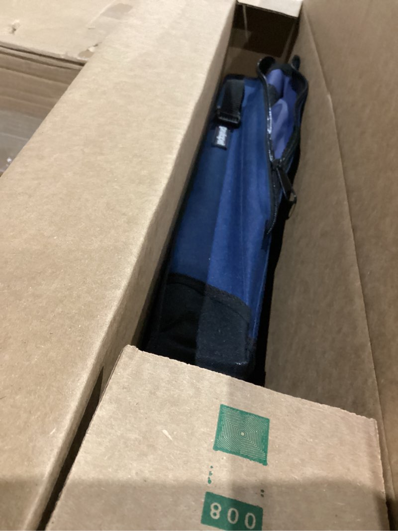 Condition photo showing As Is for Large Cat Carrier 24"x16.5"x16.5" Portable Dog Crate for Small Medium Dogs Collapsible Traveling Pet Crate with Collapsible Bowl 24"x16.5"x16.5" (No Litter Box) Blue