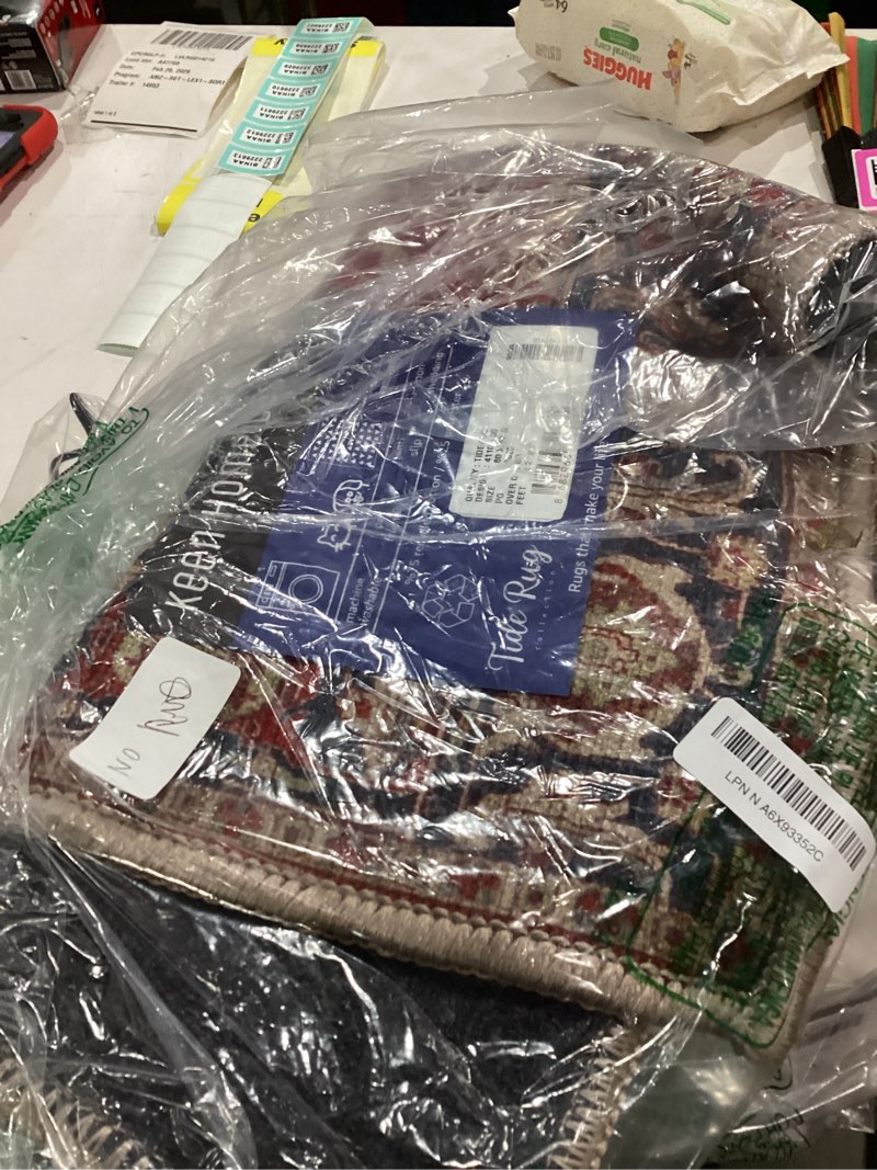 keen home design 2x3 rug - machine washable entry rug with non-slip backing, ideal for enteryway, ki