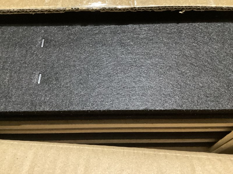 Condition photo showing Good Condition for 6 pack wood panels for wall 94.5" × 7.87" acoustic soundproof wall slat panels, 3d wall panels for home office decoration, natural walnut