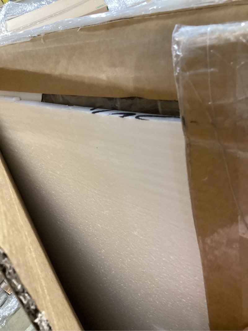 Condition photo showing Good Condition for Full Length Mirror with Wooden Frame, 56"X22" Solid Wood Standing Floor Mirror for Farmhouse, Bathroom, Bedroom Decor, Hanging or Leaning Wall-Mounted Brown 56"L x 22"W