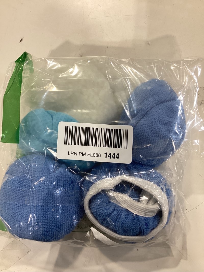 Condition photo showing Good Condition for 20 pieces car orbital buffer polisher pad bonnet microfiber max bonnet polishing buffing pad cover(3-4 inches) 3-4 inches blue