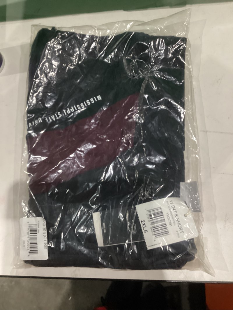 Condition photo showing New/Like New for adidas Women's Designed for Training Woven NCAA University Team Shorts Mississippi State Bulldogs XX-Large/5" Inseam Black/Team Maroon/White/Mississippi State University