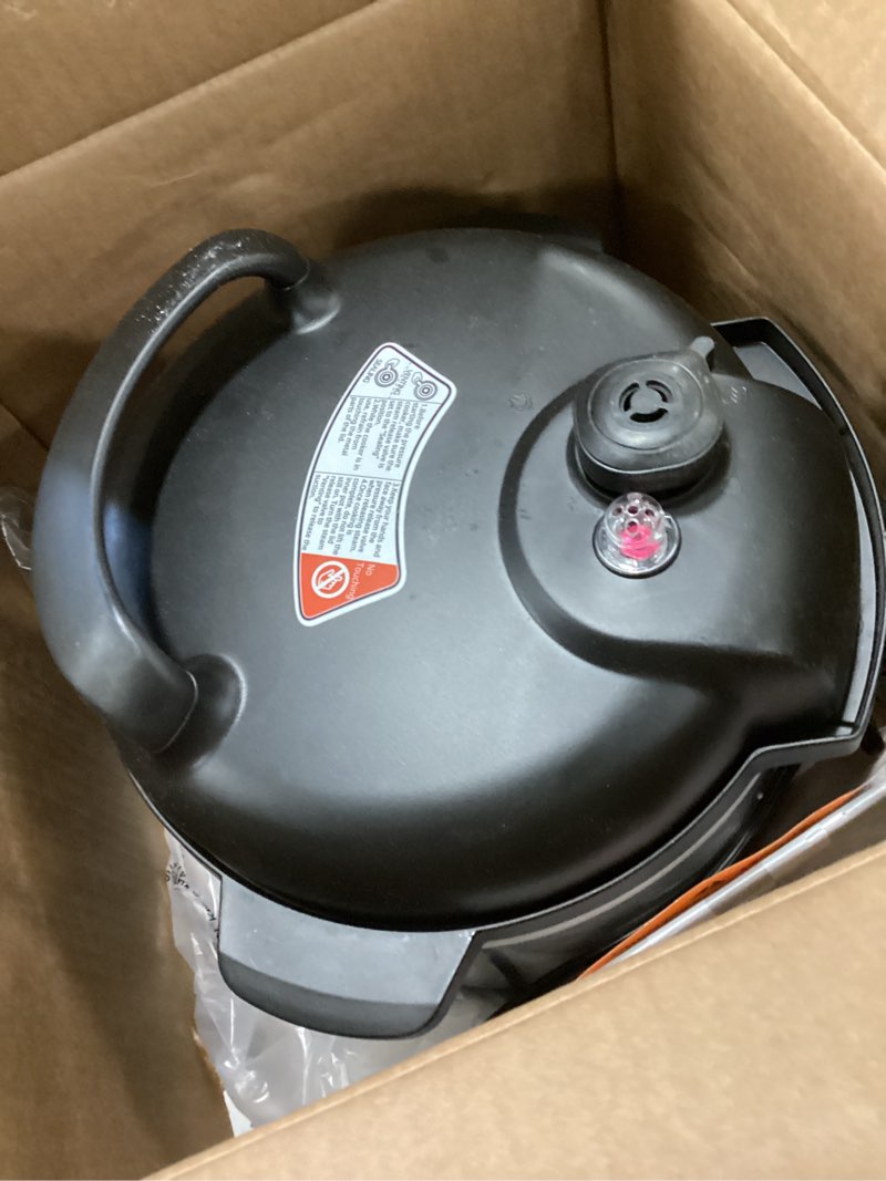 Condition photo showing Good Condition for COMFEE’ 7-in-1 Small Electric Pressure Cooker, Slow Cooker, Steamer, Sauté, Sous Vide, Warmer, Multi Cooker with Natural Ceramic Coated Non-Stick Pot, 3 Quarts Black 3 Quarts