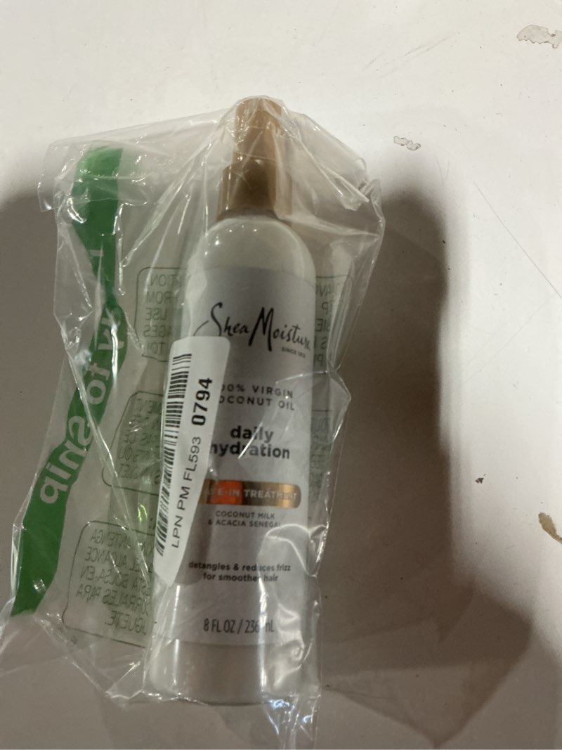 Condition photo showing Good Condition for Shea Moisture 100 Percent Virgin Coconut Oil Leave-In Treatment, 8 Ounce