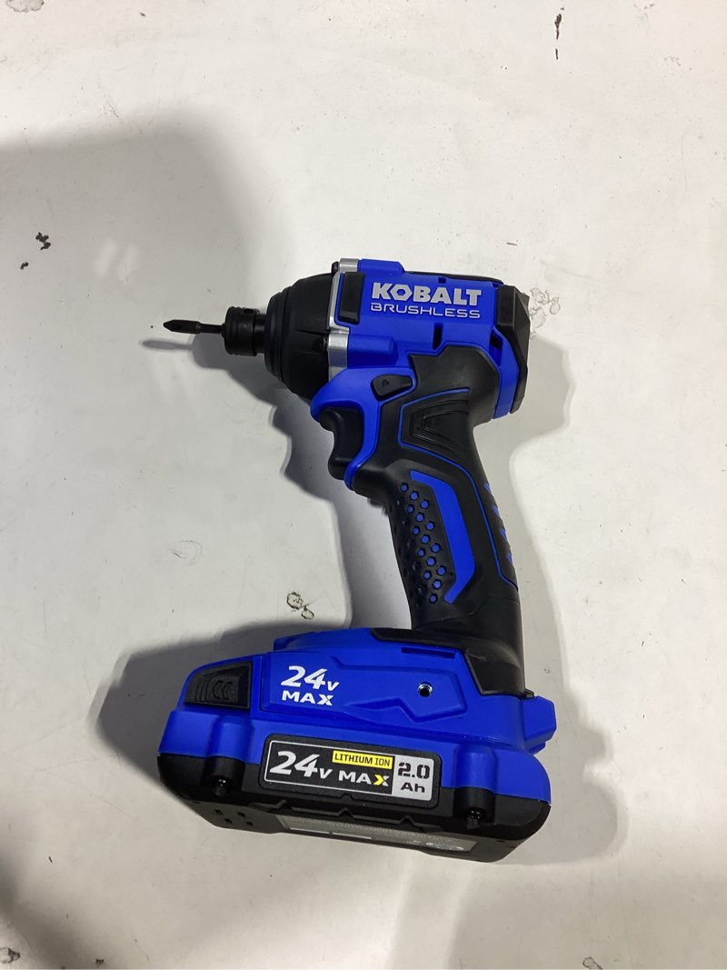 Condition photo showing Good Condition for kobalt 24-volt 1/4-in brushless cordless impact driver (battery included and charger