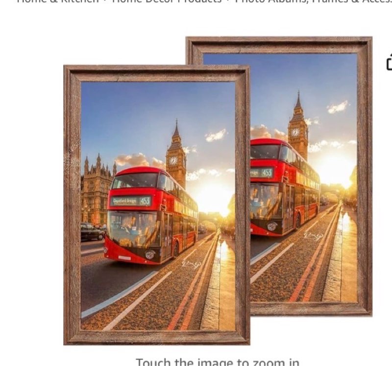picture frames poster frames set of 2, wall hanging poster frame vintage brown