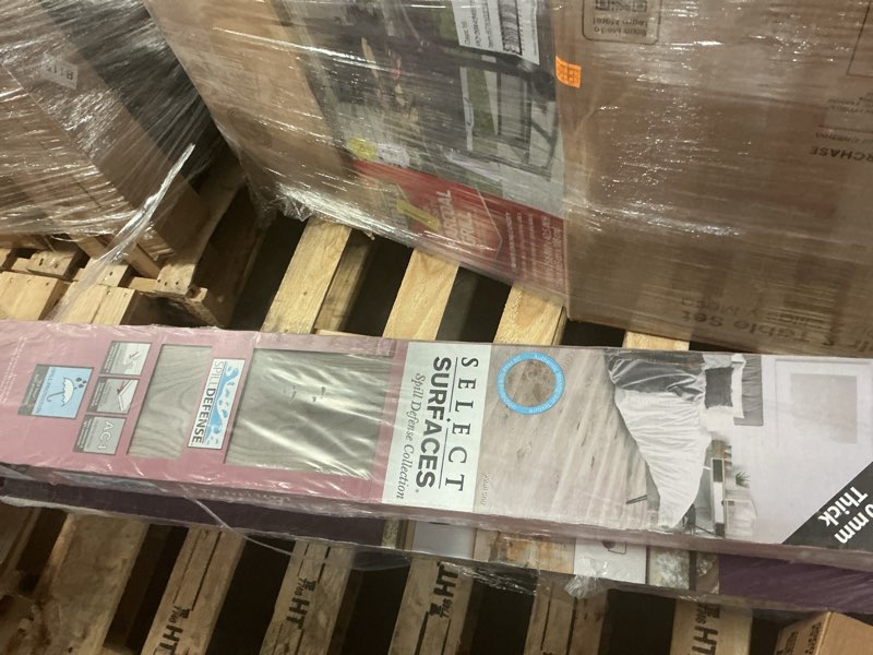Condition photo showing New/Like New for select surfaces pearl gray spilldefense laminate, 16.45 sq. ft. per box