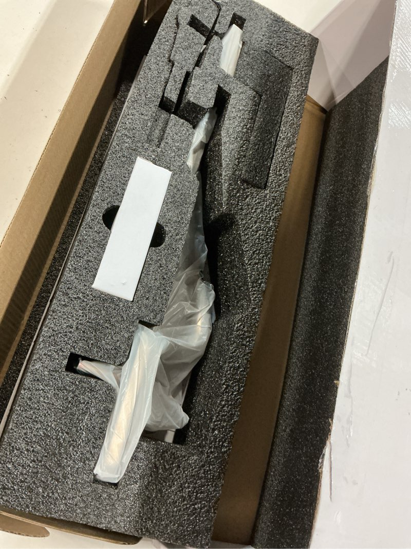 Condition photo showing Good Condition for Hornbill Front Door Entry Handleset with Level, Single Cylinder Exterior Door Handle with Door Lever, Entry Door Lock Handle Set for Left & Right Sided Doors, Silver