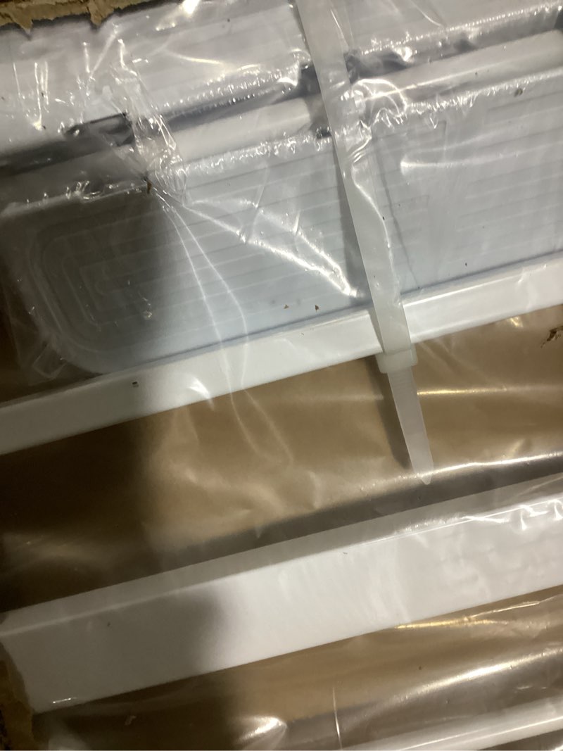 Condition photo showing Good Condition for mom's choice-grownsy baby gate for stairs, 29.5"-48.4" pressure mounted baby gate for top of stair&doorway with v-shaped rods, anti-trip pedal, extra wide stairs dog gate easy install w/red reminder white 29"-48"*30"