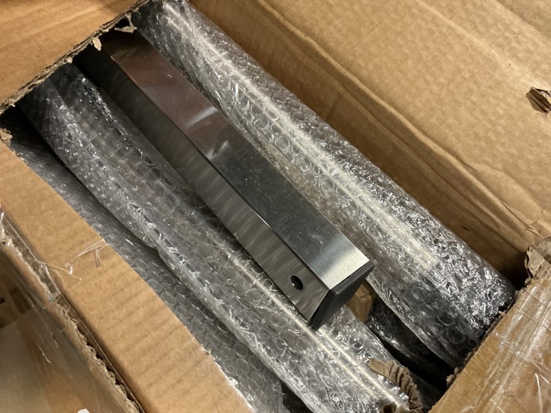 Condition photo showing Good Condition for hot tub cover lift, stainless steel spa cover lifter for hot tub, height 33\"-43\" width 65\"-101\" adjustable hot tub cover holder, easy installation, fits most spa hot tubs