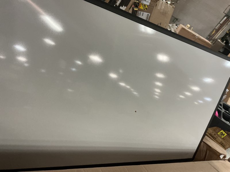Condition photo showing As Is for VIZ-PRO Magnetic Dry Erase Board, 48 X 24 Inches, Silver Aluminium Frame 48"W x 24"H