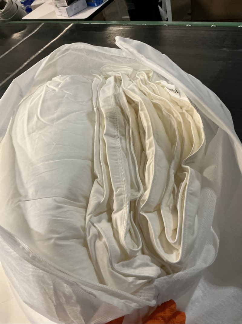 Condition photo showing As Is for premium down alternative duvet insert full/queen