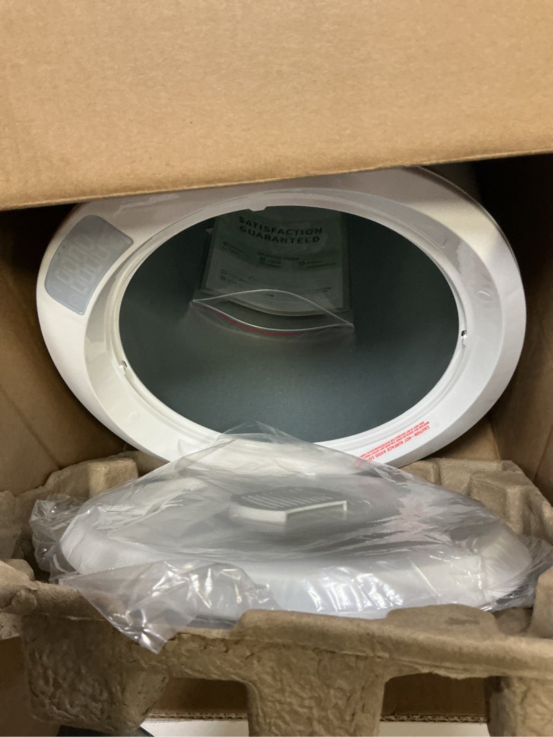 Condition photo showing Good Condition for Keenray Upgraded Towel Warmer Bucket, Large Towel Warmer with 3 Heating Modes, Heat Time 30/45/60/90 Min Adjustable and Up to 24 Hour Delay Timer, Towel Heater for Oversize Bathrobes Blankets, CL1Plus Clear White