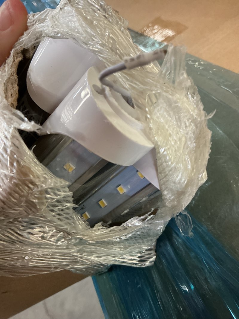 Condition photo showing As Is for JESLED R17D/HO 8FT LED Bulbs, Rotate Tube Light Bulb 8 Foot, 5000K Daylight 72W, 7200LM, 110W Equivalent F96T12/DW/HO, Frosted Cover, T8/T10/T12 Replacement, Dual-End Powered, Ballast Bypass(12 Pack) 12 Count?Pack of 1? Frost