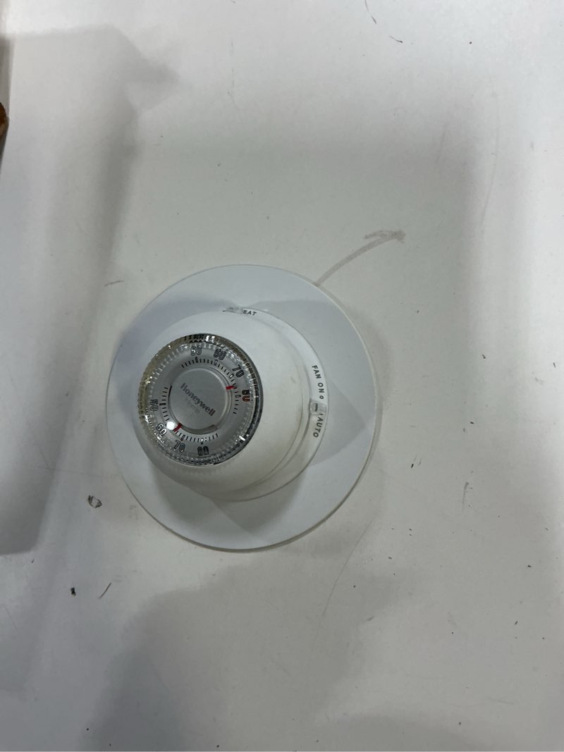 Condition photo showing Good Condition for Honeywell Home CT87N1001 The Round Non-Programmable Manual Thermostat, Large, White