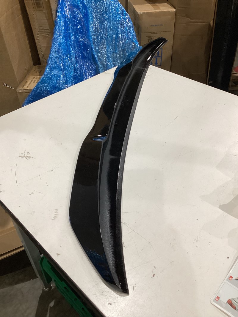 Condition photo showing Good Condition for car spoiler wing for bmw f10 f18 5 series m5 2011-2017 splitter lip carbon fiber car cklid flap rear trunk lid spoiler wing rear trunk spoiler wing (color : black)