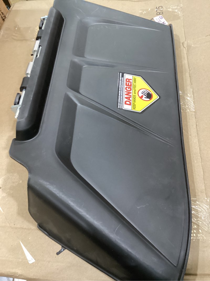 Condition photo showing Good Condition for 04795000 side discharge chute compatible with ari-ens & gravely ztx42 ztx52 ztxl42 ztxl52 lawn mower, fits for zt xl series 48", 52", and 60" lawn mowers