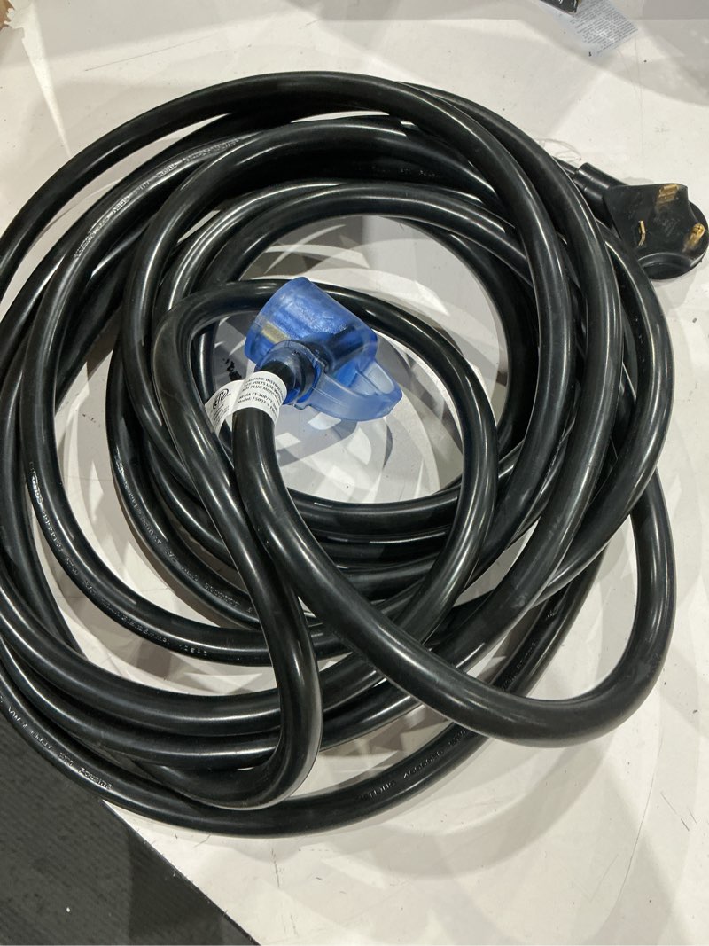 Condition photo showing Good Condition for autodrive 10/3 stw 30 amps rv extension cord with lighted end, 30-feet, black