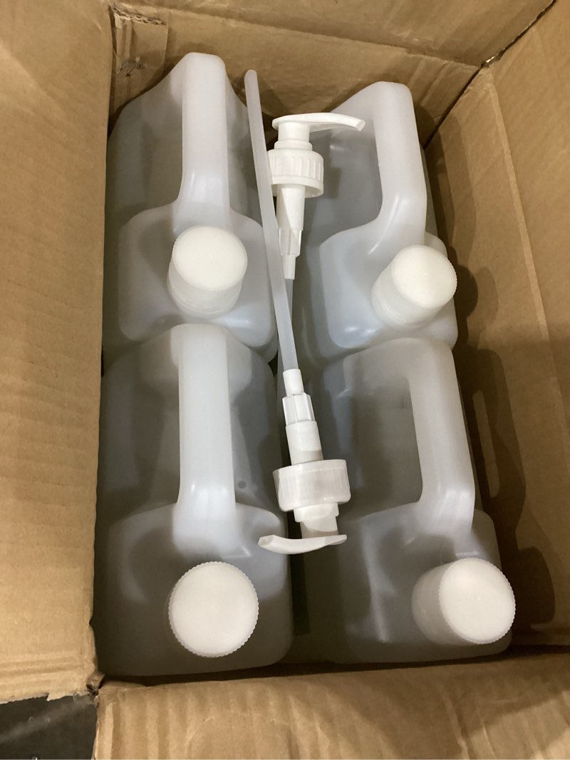 eco amenities - hand/body wash |rectangular refill - (green tea, pack of 4, 1 gallon each)