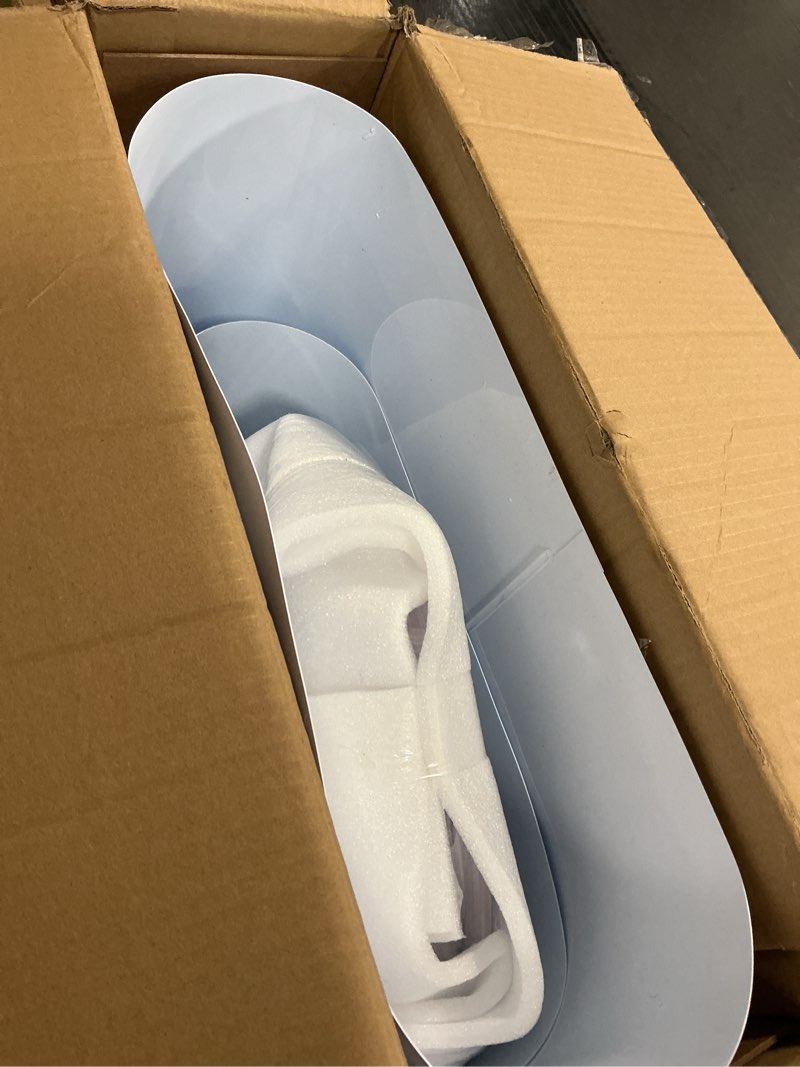Condition photo showing Good Condition for Cylinder Pedestal Stand PVC White Display Plinth Pedestal Stand Portable Sturdy Cylinder Stands cilindros para Fiestas redondos for Party Wedding Birthday Decor Cupcakes Floral Arrangement-5 PCS