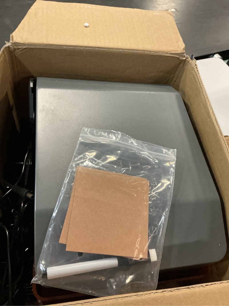 Condition photo showing As Is for Genmitsu Kiosk 2.5W 2500mW Laser Engraver, Lightweight Portable Laser Engraver Machine Cutter with Acrylic Enclosure for DIY Wood Leather, 3.9'' x 3.9'' Engraving Area, Safety Class 1