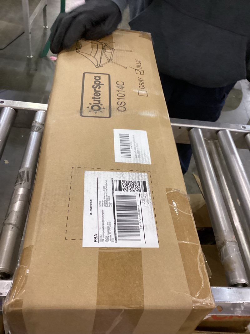 Condition photo showing New/Like New for Ultralight Lounge Camping Chair for Adults Lightweight 7075 Aluminum Compact Beach Chair High Back Reclining Comfortable Lawn Chair for Camping Hiking Lawn Picnic Beach Travel Grey