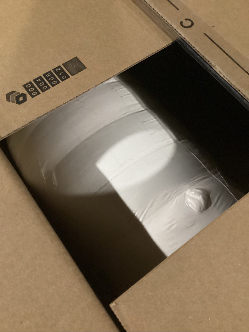 Condition photo showing Good Condition for Lotus Karen King Size Blanket for Bed, Cozy Soft Fluffy Fuzzy Cream White Blanket, Stirped Winter Warm Thick Furry Plush Shaggy Large Blankets, 90x104 Inches Cream White 104" x 90"