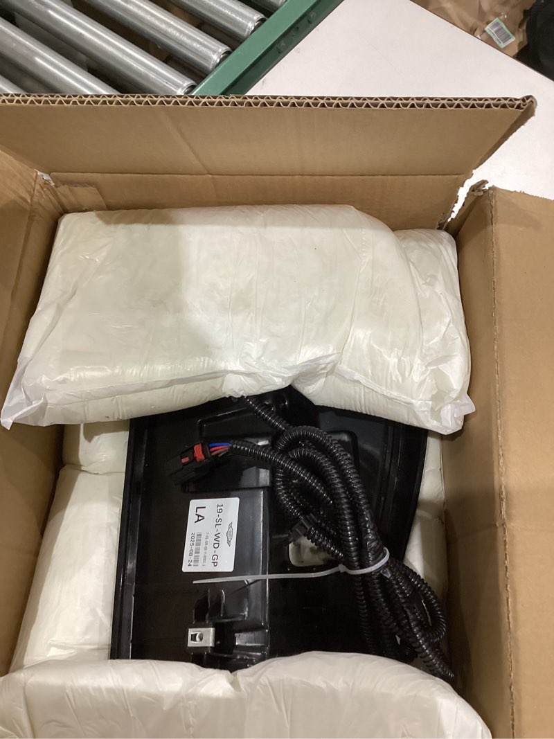 Condition photo showing Good Condition for Dasbecan Left Driver Side Tail Light Assembly Rear Lamp LED Type Compatible with 2019-2023 2024 GMC Sierra 1500/2500 HD/3500 HD Replace 86820473 LED Type Left Driver Side