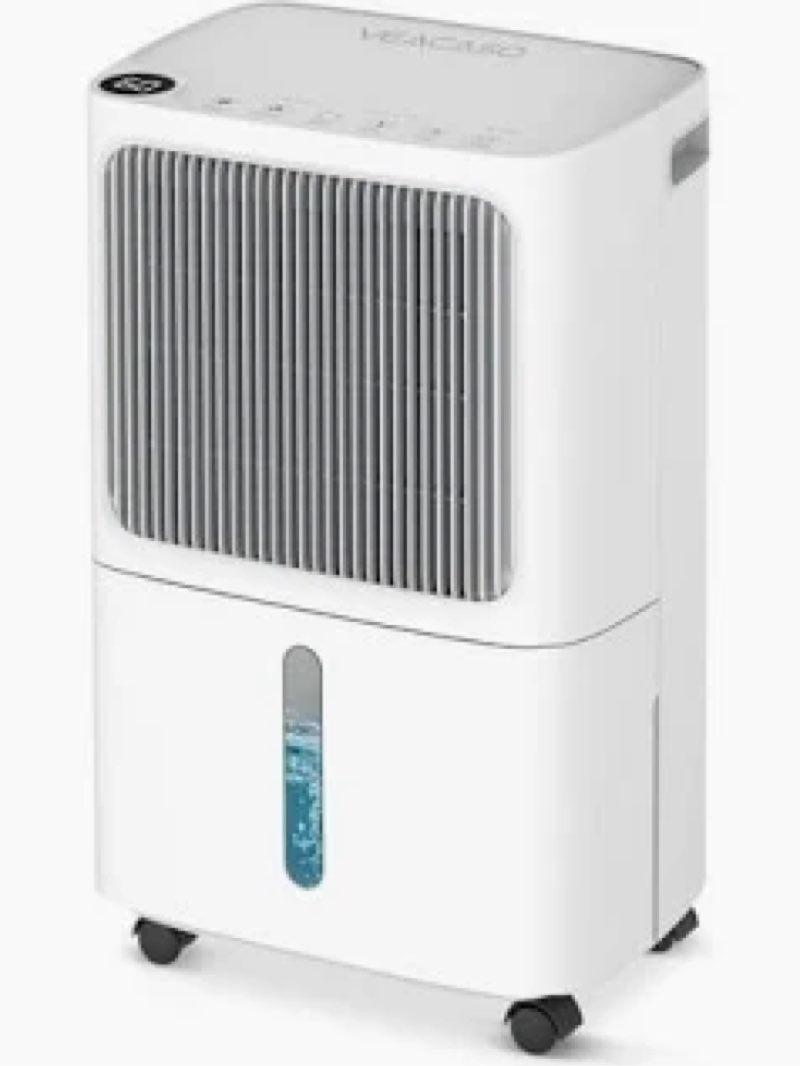 2500 Sq.Ft Dehumidifier for Basement with Drain Hose Max 34 Pints, Dehumidifiers for Home Large Room