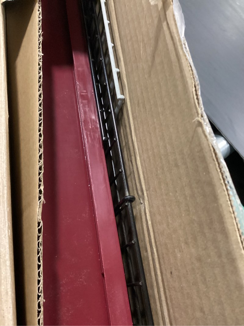 Condition photo showing Good Condition for MidWest Homes for Pets 158 Wabbitat Deluxe Rabbit Home, Rabbit Cage, 39.5 L x 23.75 W x 19.75 H Inch, Maroon/White Maroon/White 39.5"L x 23.8"W x 19.8"H