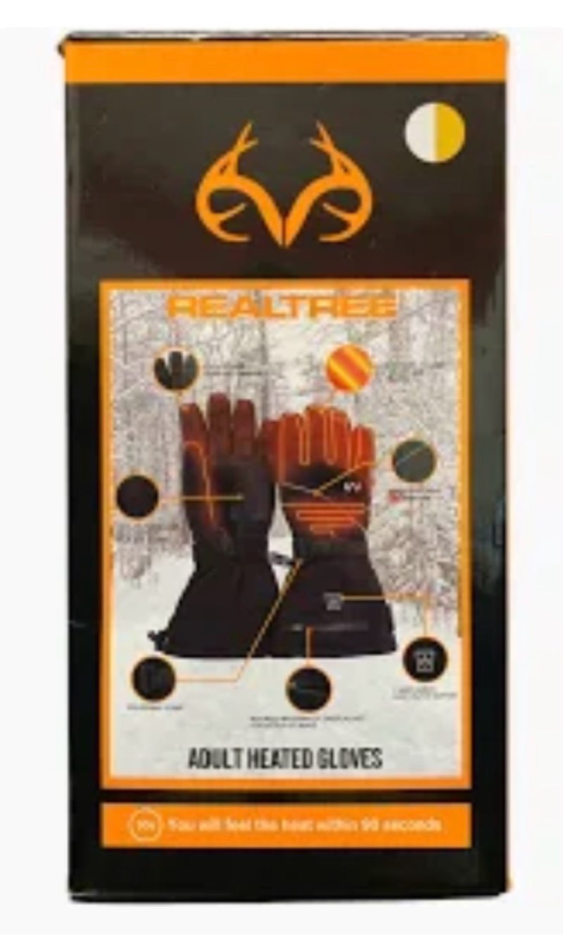 REALTREE ADULT HEATED GLOVES L/XL 