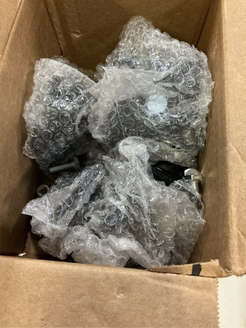 Condition photo showing New/Like New for 2 inch caster wheels, heavy duty casters load 2200 lbs, locking swivel plate industrial casters set of 4, low gravity design durable, quiet, sturdy nylon wheels for furniture, equipment