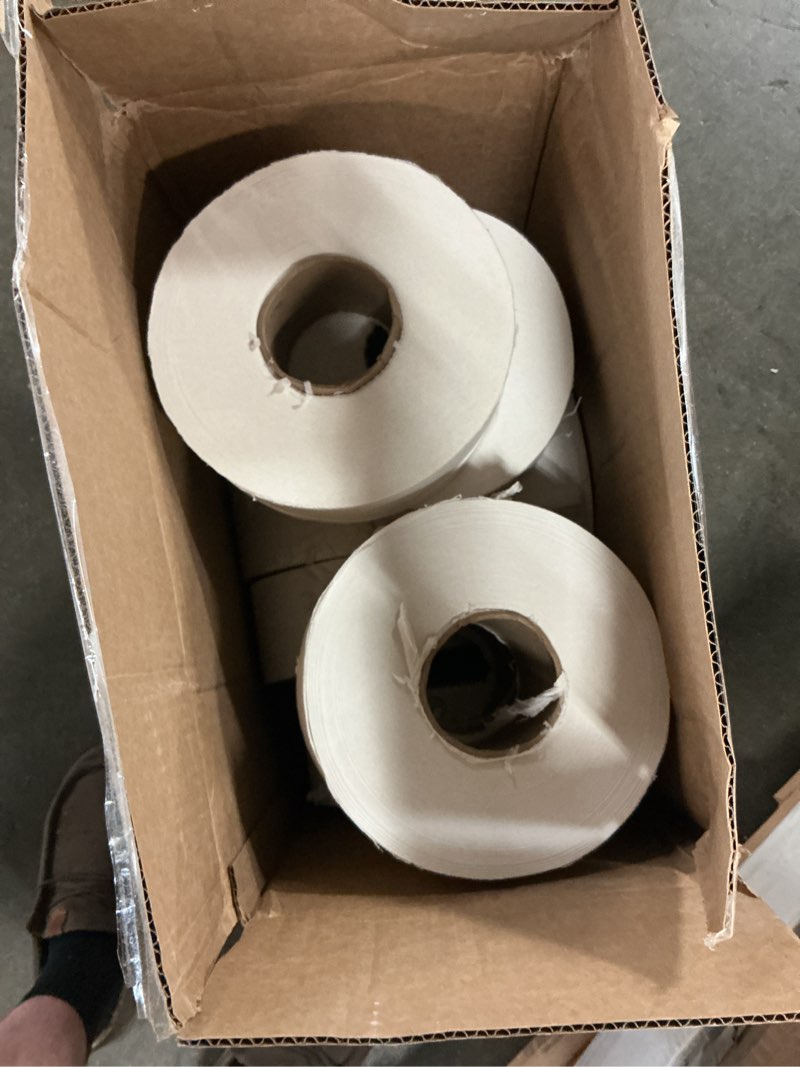 Condition photo showing As Is for georgia-pacific 8-pack 2-ply toilet paper, 2320 sq. feet, eco-friendly, safe for septic tanks, affordable high-traffic option