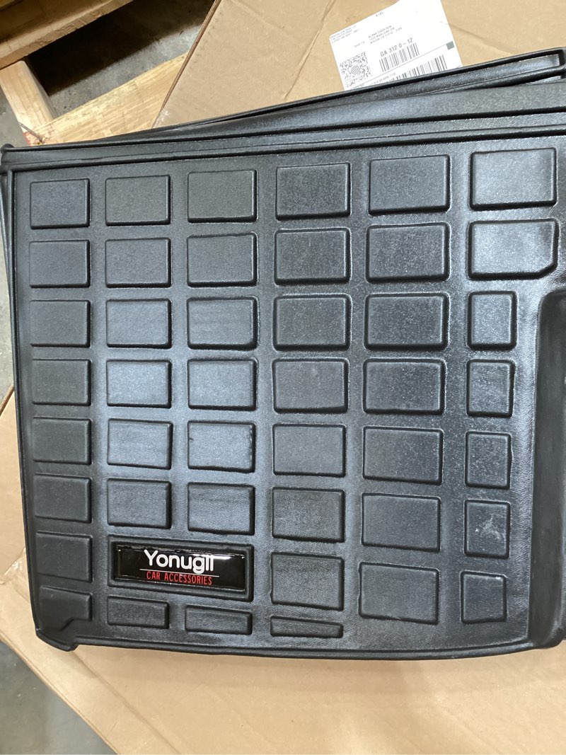 Condition photo showing As Is for custom for 2020-2026 vw atlas cross sport cargo mats trunk liner all weather tpe protection mat accessories (for 2020-2026 vw atlas cross sport)