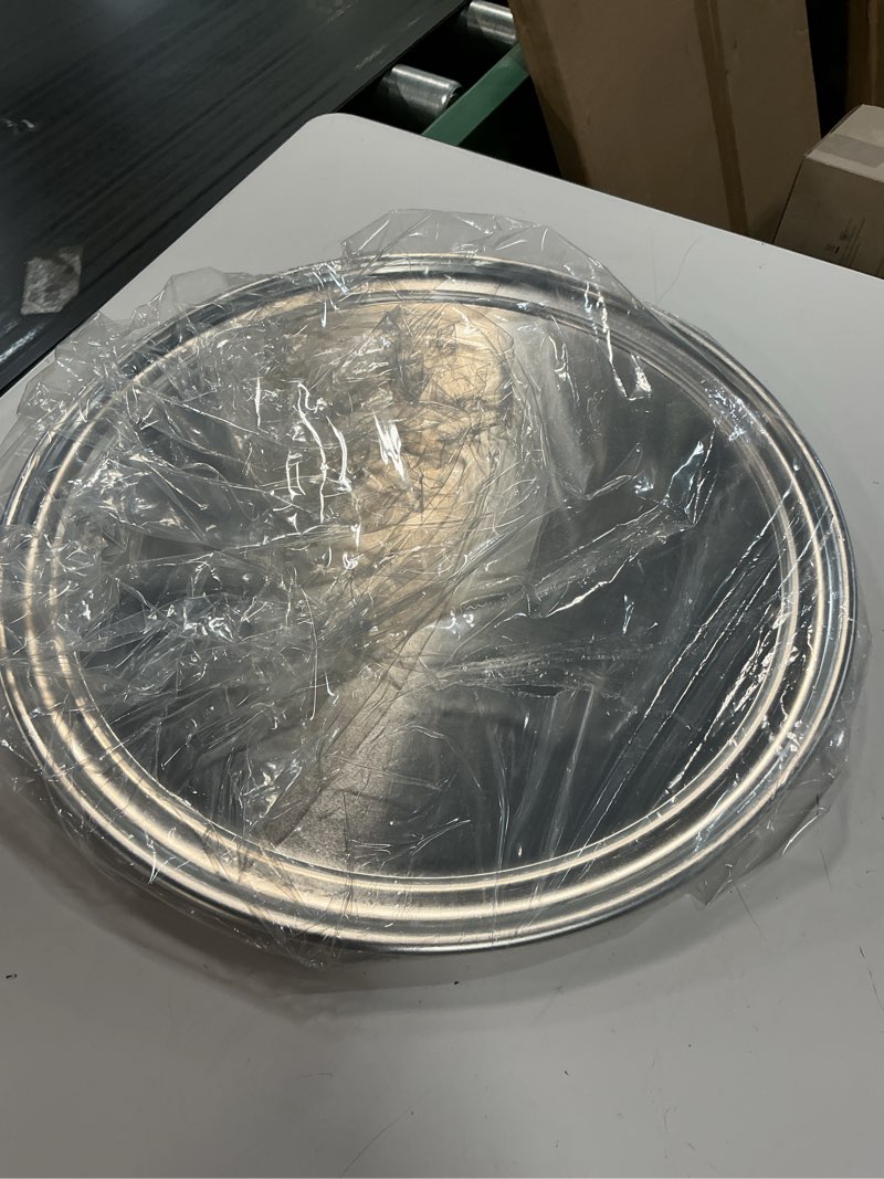 Condition photo showing Good Condition for american metalcraft hactp16 coupe style pan, heavy weight, 14 gauge thickness, 16" dia., aluminum, silver