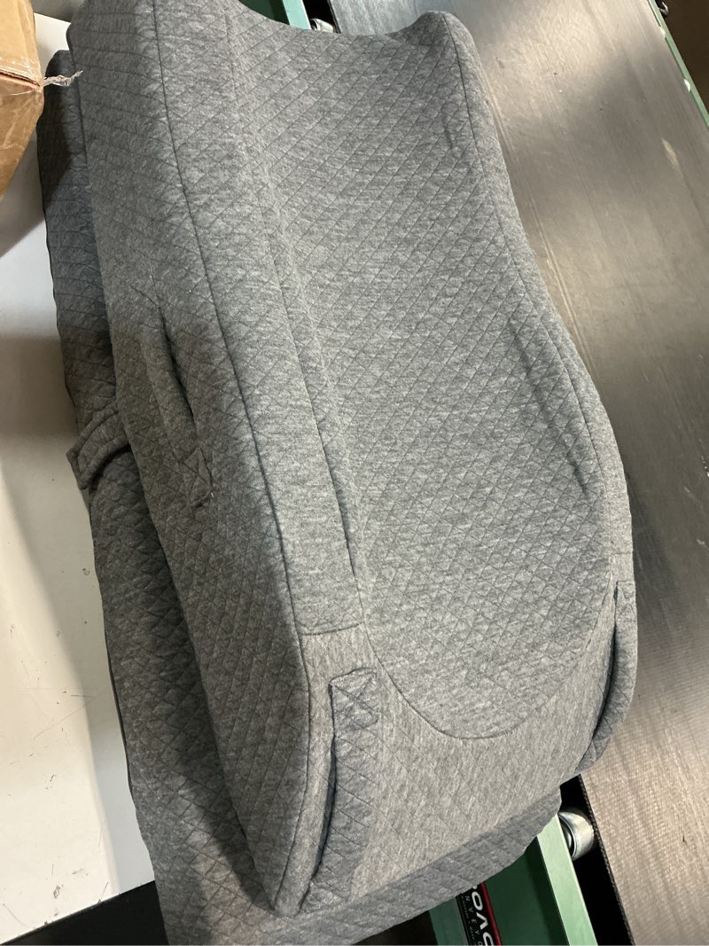 Condition photo showing As Is for adjustable leg elevation pillows for swelling after surgery, cooling memory foam leg wedge pillow for blood circulation, wedge pillow for sleeping, sciatica back knee hip ankles pain relief