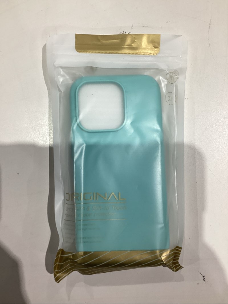 Condition photo showing New/Like New for Magnetic for iPhone 16 Pro Case, Compatible with Magsafe, Suction Cup Phone Mount, 2 Screen Protectors - Camera Protector, Silicone Shockproof Protective Phone Cover 6.3", Light Cyan