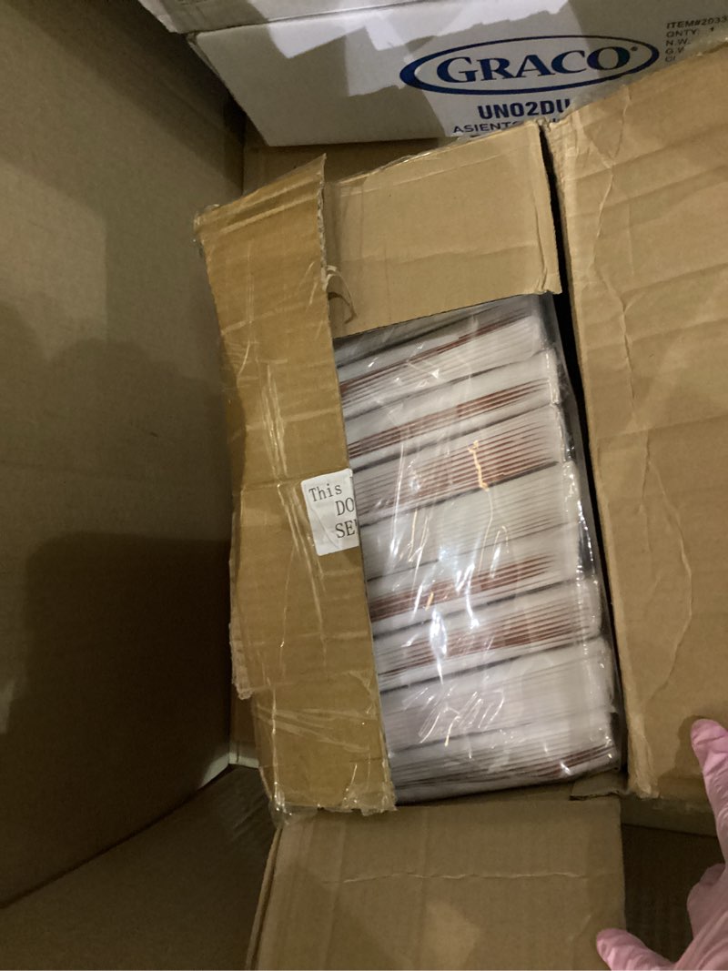 Condition photo showing New/Like New for Amylove 100 Pcs Fire Putty Electrical Putty Pads Soundproofing Pads Fire Barrier Moldable Firestop Adhesive for Wall Openings Electrical Box, Red (7" x 7")