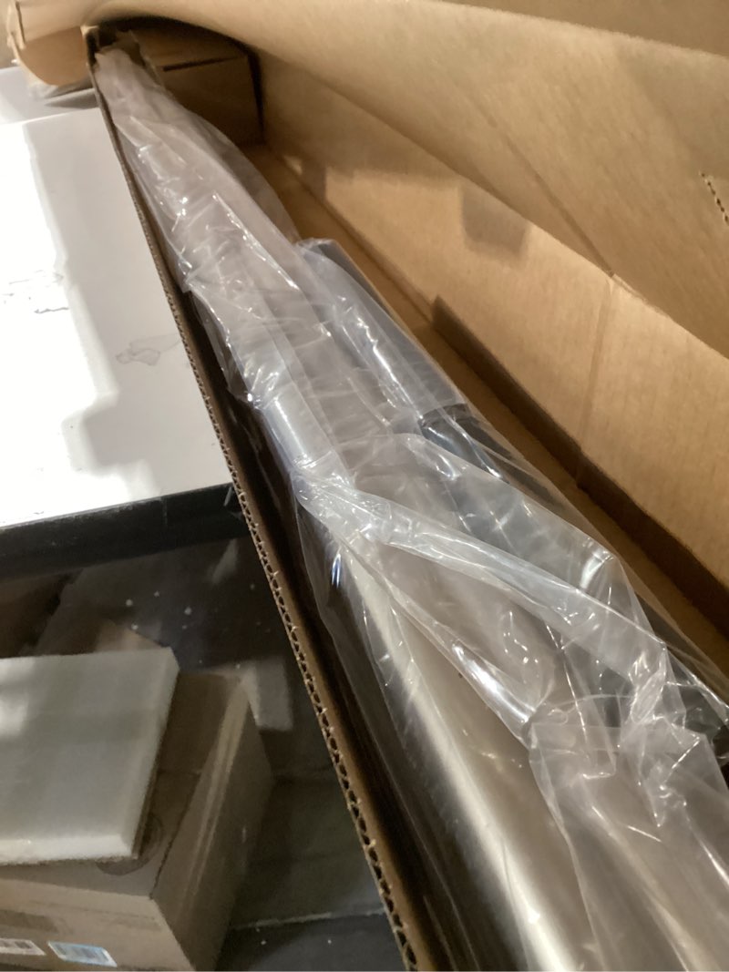Condition photo showing New/Like New for Ivilon Drapery Window Curtain Rod - Knob Design, 1 Inch Rod, 120 to 240 Inch. Satin Nickel