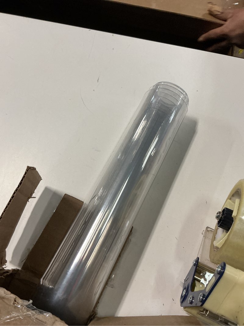 Condition photo showing As Is for Similar Custom 1.5mm Thick Crystal Clear Table Cover Protector Waterproof PVC Protective Table Pad Transparent Mat for Coffee Table, Dining Room Table, Office Desk, End Table/Night Stand