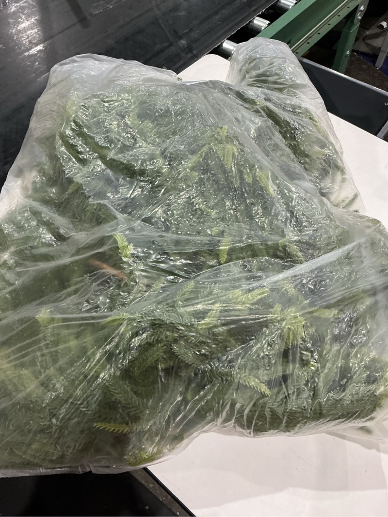 Condition photo showing As Is for (similar to  but not exct)tavkite 4oz preserved real pine leaves branches -17'' natural greenery plants pine twigs stems pine needles evergreen picks for garland wreath xmas wedding home party decor indoor outdoor decoration