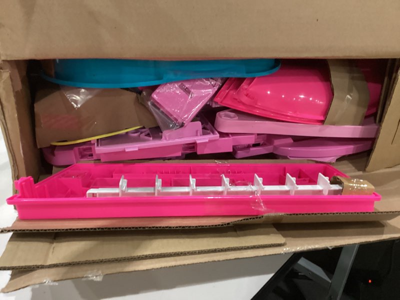 Condition photo showing Good Condition for Barbie Dreamhouse Pool Party Doll House with 75+ pc, 3 Story Slide: Adult Assembly, Fits 12 Inch Dolls