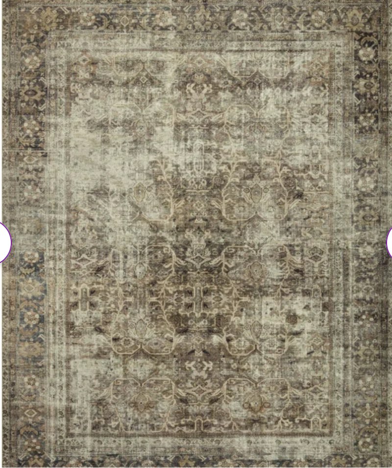 Magnolia Home By Joanna Gaines X Loloi Sinclair Machine Washable Pebble / Taupe Area Rug Size:   Rectangle 8'6" x 11'6"