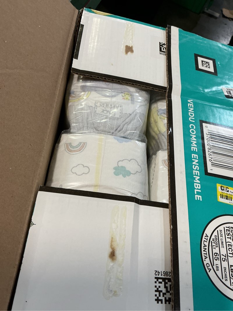 Condition photo showing New/Like New for pampers swaddlers diapers, size 1 (8-14 lbs), 96 count, absorbent, keeps baby dry and comfortable, skin safe disposable baby diaper (packaging may vary) size 1 96