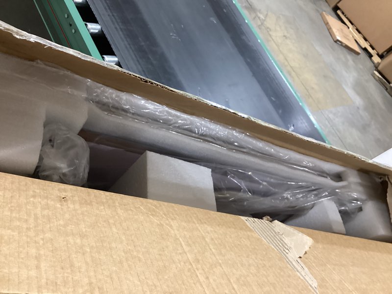 Condition photo showing As Is for Mobile TV Cart Easel Rolling TV Stand for 32 to 75 Inch LCD LED OLED Flat Panel Screens, Stainless Steel Portable Floor TV Stand with Locking Wheels Hold Up to 110 Lbs Max VESA 600x400mm Style 2