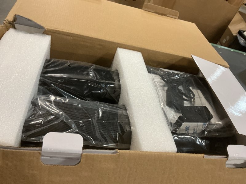 Condition photo showing Good Condition for Karaoke Soundbar with Subwoofer for TV: Sound Bar with 2 Wireless Microphones - Home Theater Surround Sound System - Bluetooth Speaker with Remote Supports HDMI ARC/Optical/AUX/USB for TV/PC