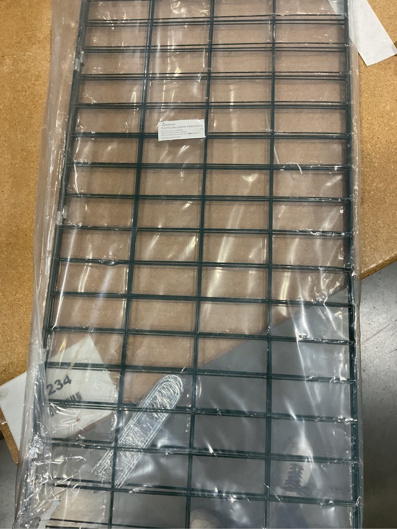 Condition photo showing New/Like New for 10 panels garden fence dog fence outdoor for yard,24in h x 20ft l rustproof metal fencing with ground stakes|no dig temporary animal proof containment for pets/rabbits|durable patio security panels 10 panels-20 ft(l) x 24 in(h) with gate