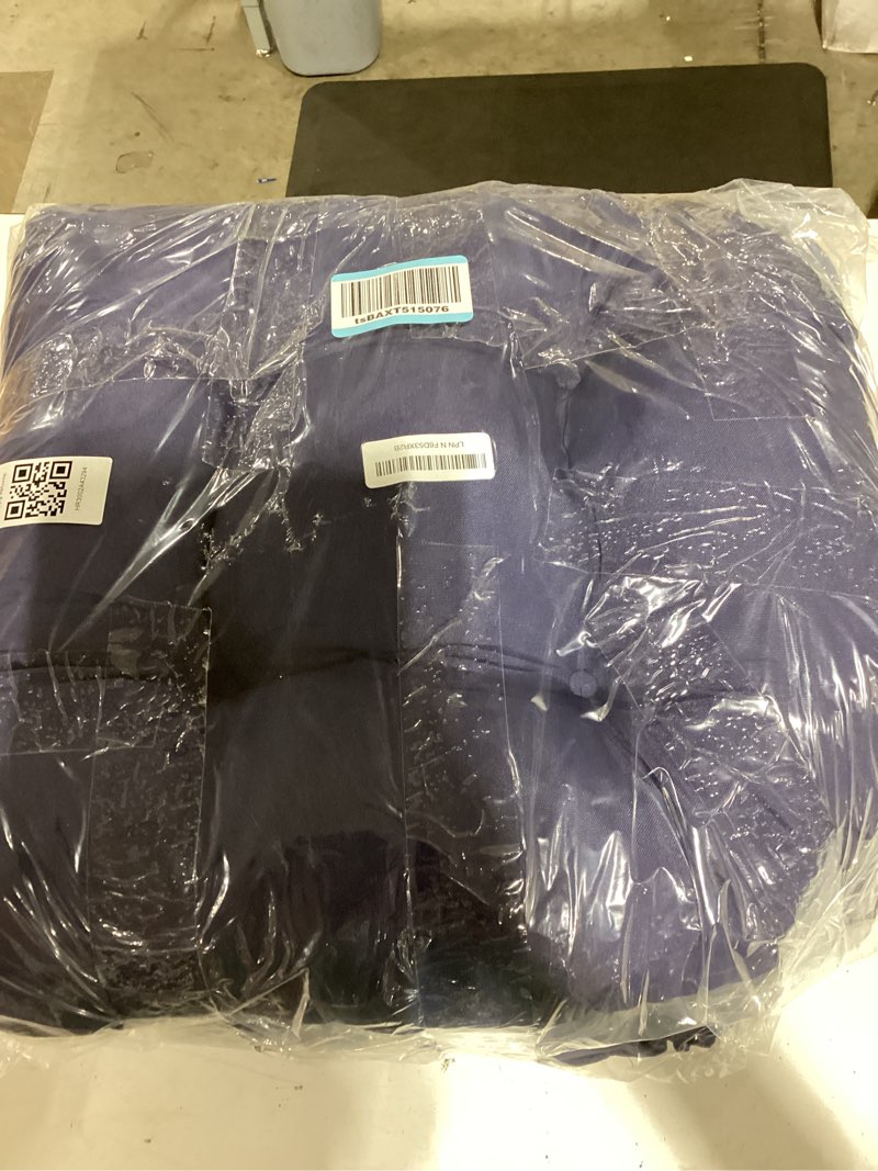 Condition photo showing Good Condition for ipynbap outdoor chair cushions set of 2, patio chair cushions with ties, 19x19+5” tufted outdoor seat cushions, waterproof patio furniture cushions, outdoor dining chair pads, navy navy 19*19+5”/2pcs