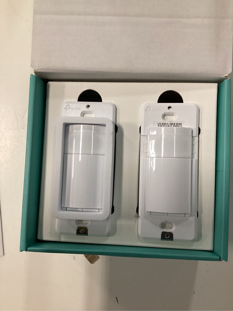 Condition photo showing Good Condition for kasa smart motion sensor switch, single pole, needs neutral wire, 2.4ghz wi-fi light switch, works with alexa & google assistant, ul certified, no hub required(ks200mp2),white,2-pack motion sensor 2-pack