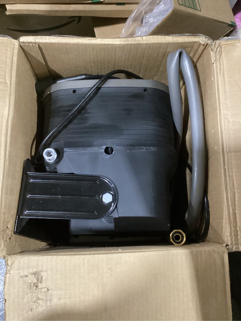 Condition photo showing As Is for giraffe tools grandfalls pressure washer g20b pro, 2500 psi 2.2 gpm, wall mounted power washer with 65ft hose reel, black pressure hoses, 4 nozzles for floor/cars/fences/patios, light silver